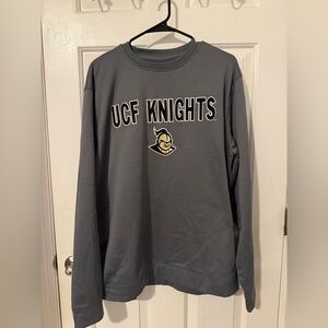 J. America Gray UCF Knights Crewneck Sweater